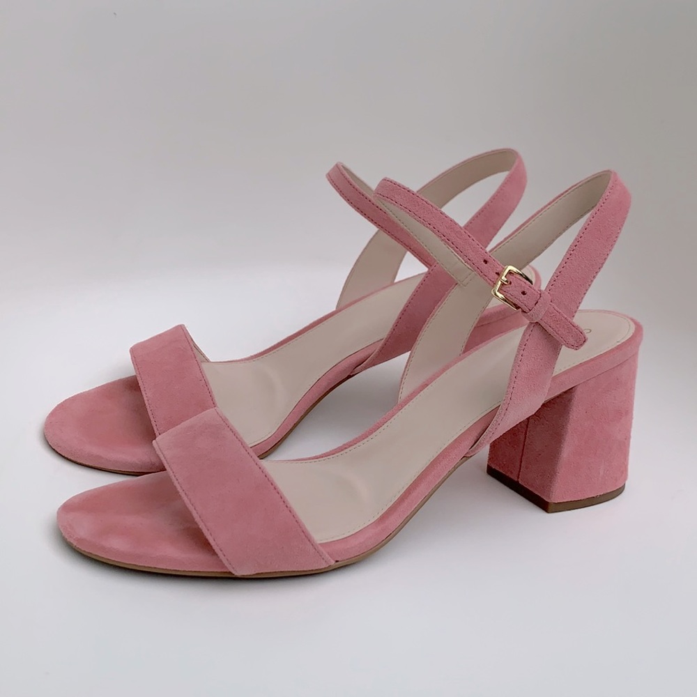 Cole Haan Josie Block Heel Sandal in Flamingo Pink